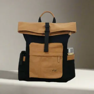 Armadillo Rolltop Backpack - 5L | Water Resistant Cotton Canvas Bag