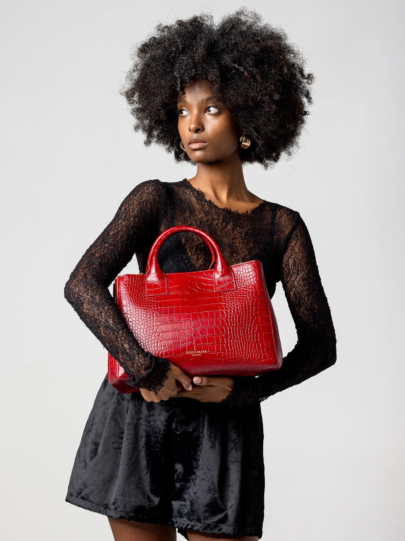 Bella Croco 12" - Dark Red