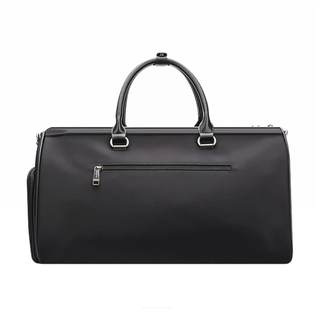 BOPAI Water Resistant Nylon 14 Litre Travel Duffle Bag with Shoe Compartment (Black)