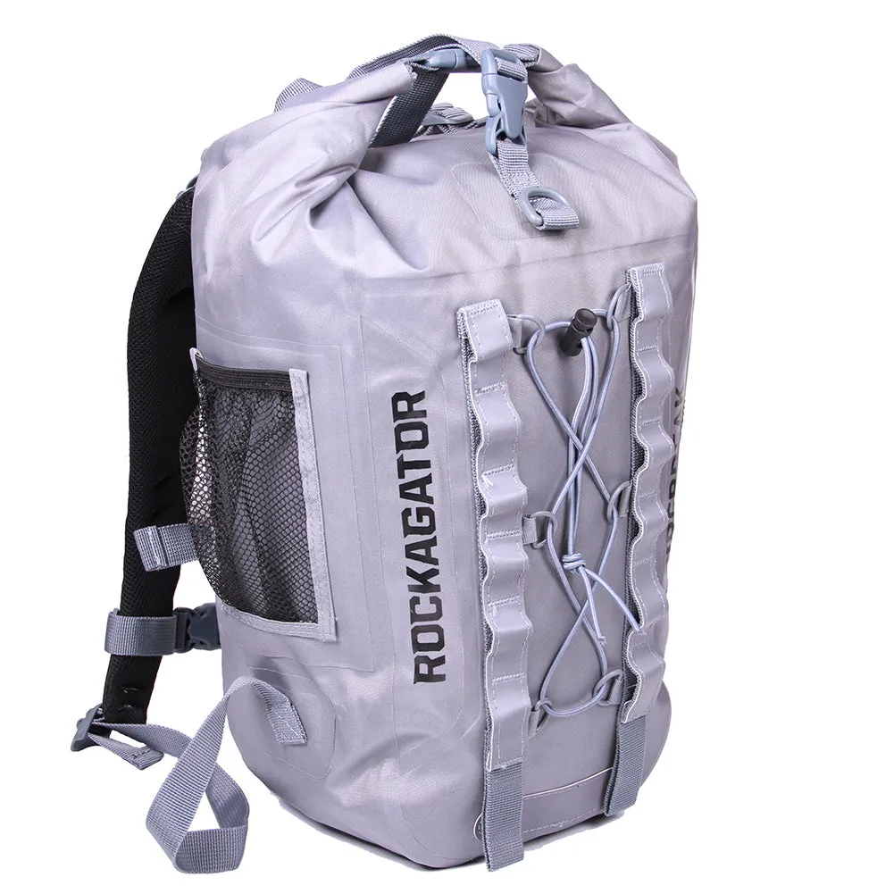 Bundle Special Firebreak Grey Ultralight 25-Liter Waterproof Backpack with Bonus Dry Bags