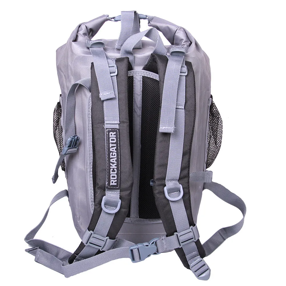 Bundle Special Firebreak Grey Ultralight 25-Liter Waterproof Backpack with Bonus Dry Bags
