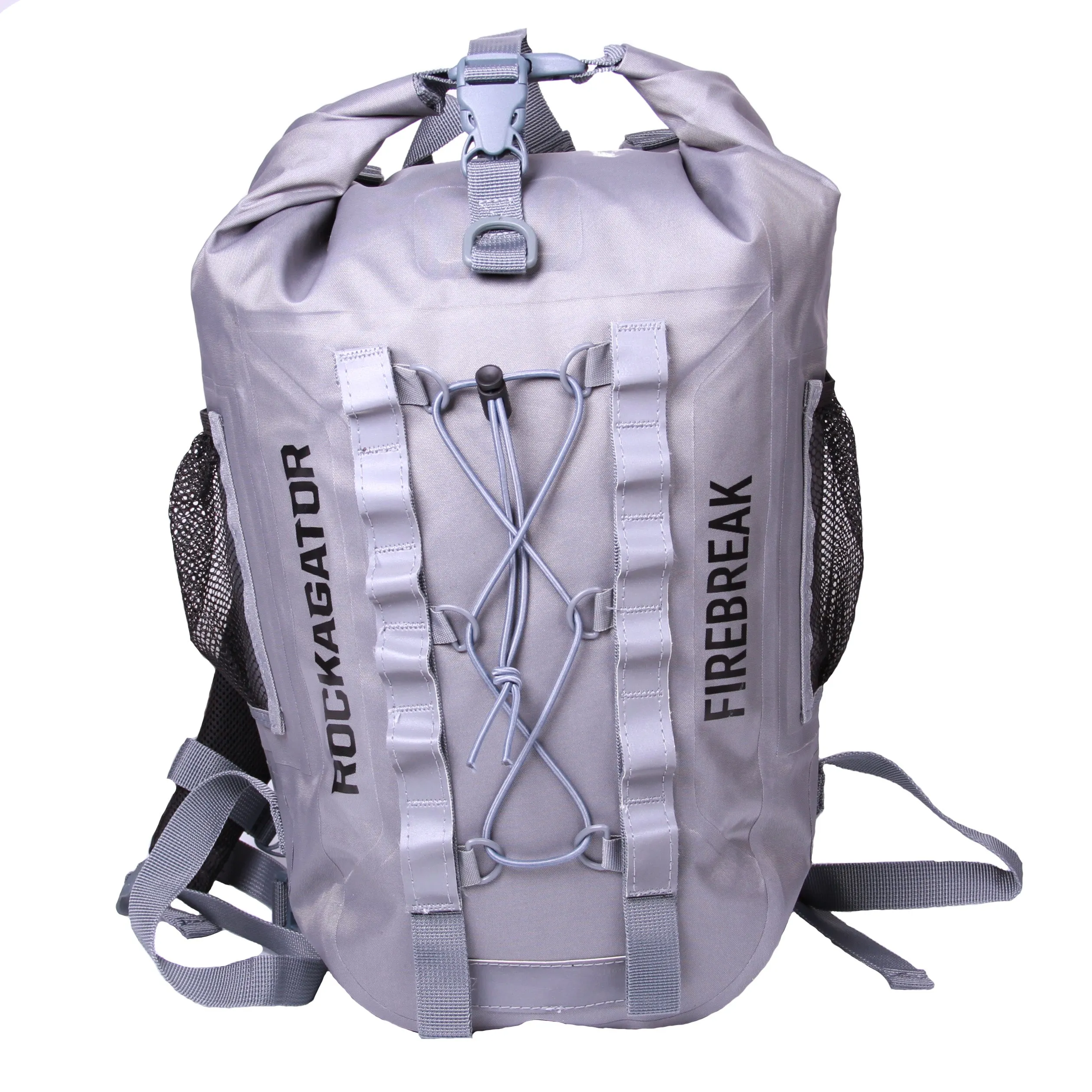 Bundle Special Firebreak Grey Ultralight 25-Liter Waterproof Backpack with Bonus Dry Bags
