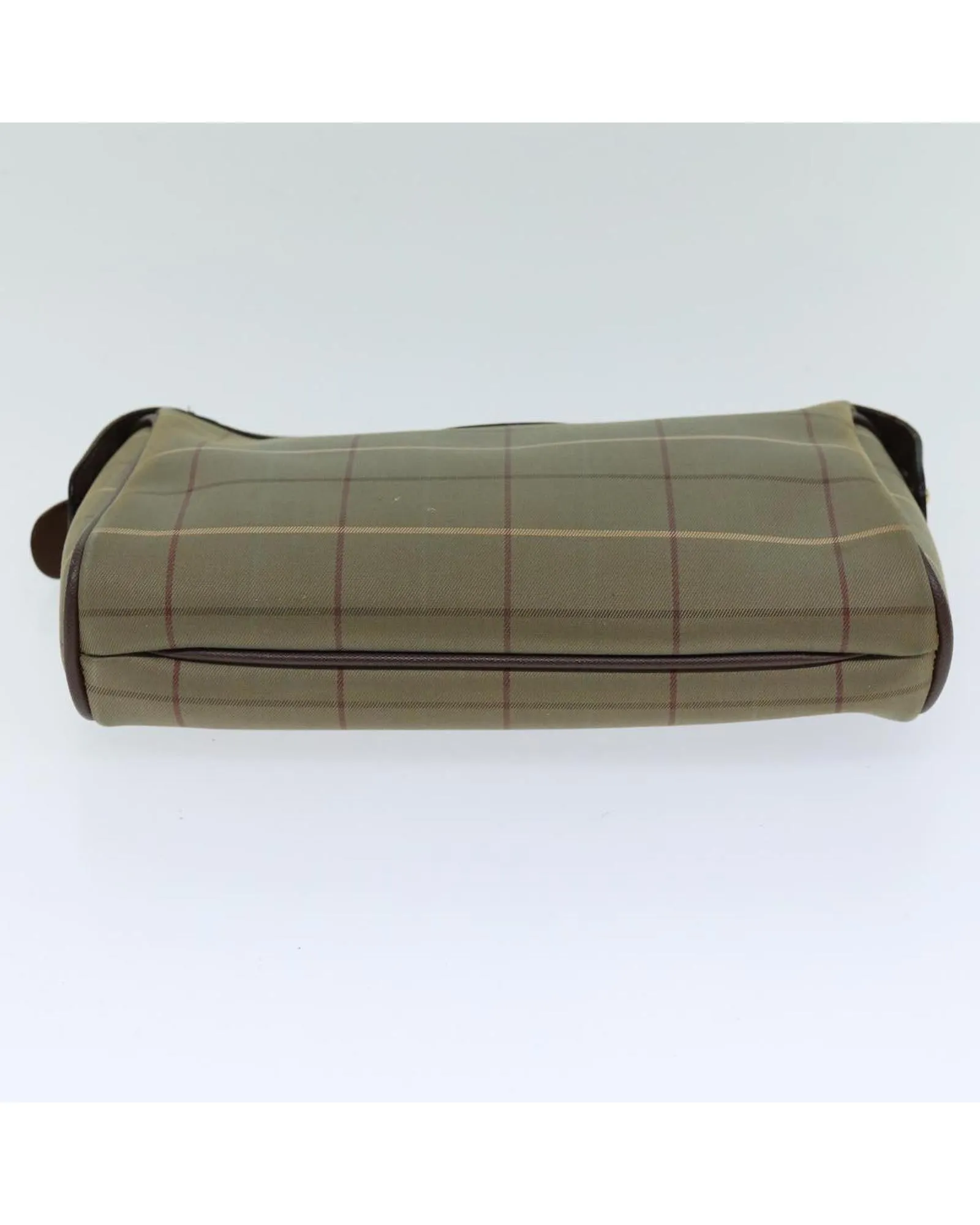 Canvas Beige Clutch Bag with Burberrys Nova Check Design