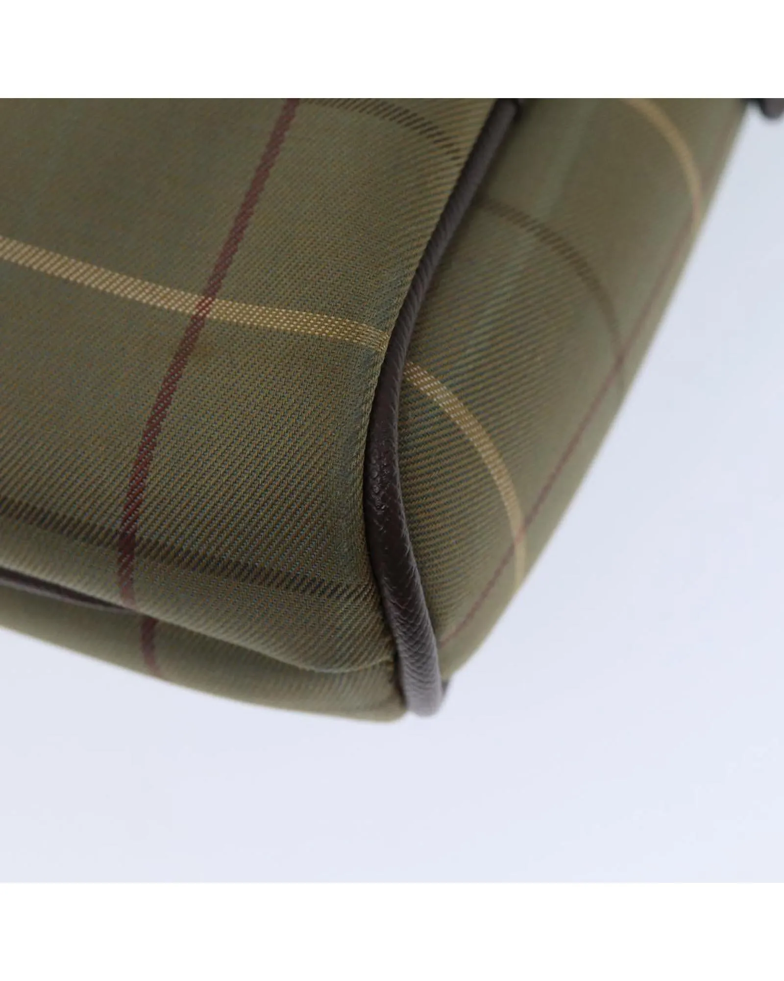 Canvas Beige Clutch Bag with Burberrys Nova Check Design