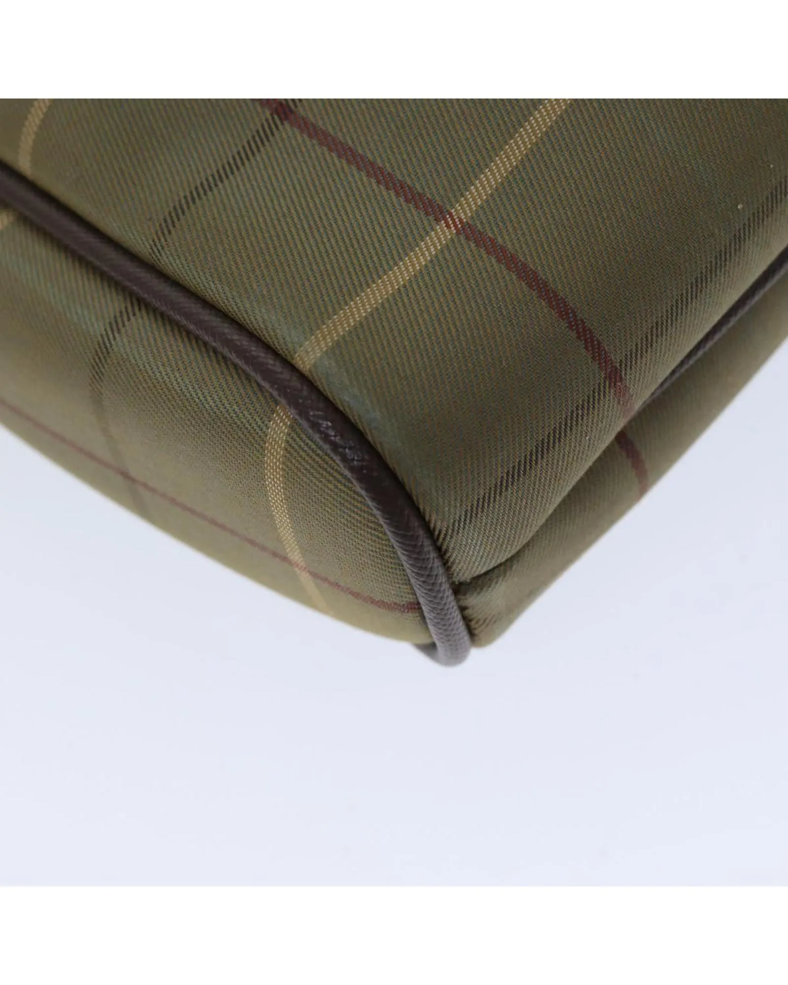 Canvas Beige Clutch Bag with Burberrys Nova Check Design