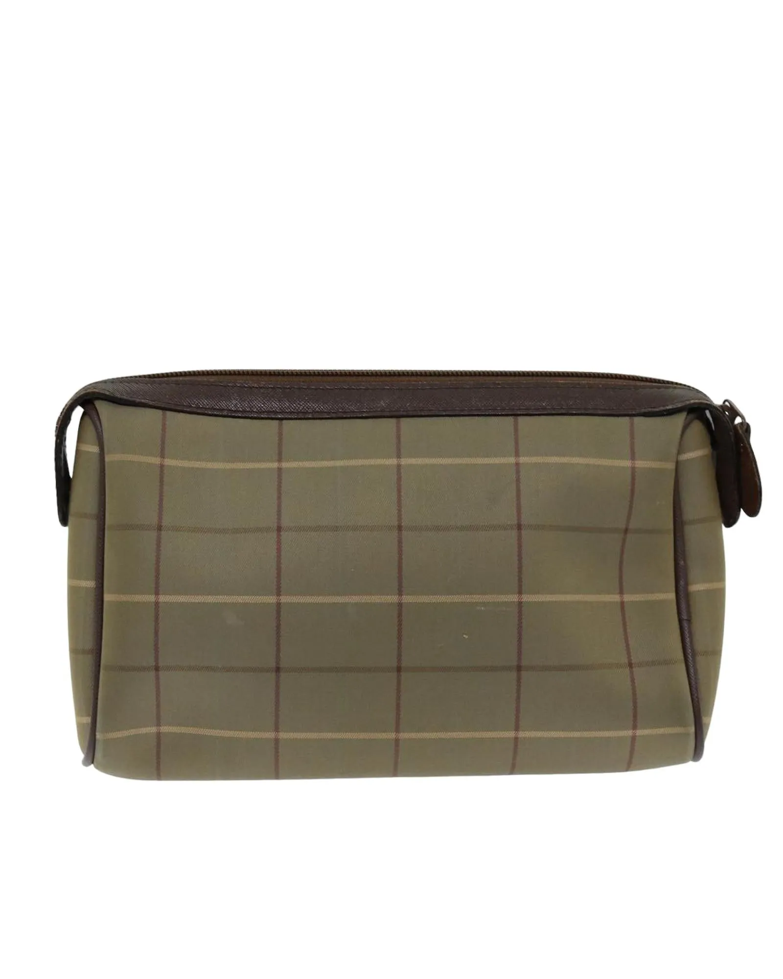 Canvas Beige Clutch Bag with Burberrys Nova Check Design