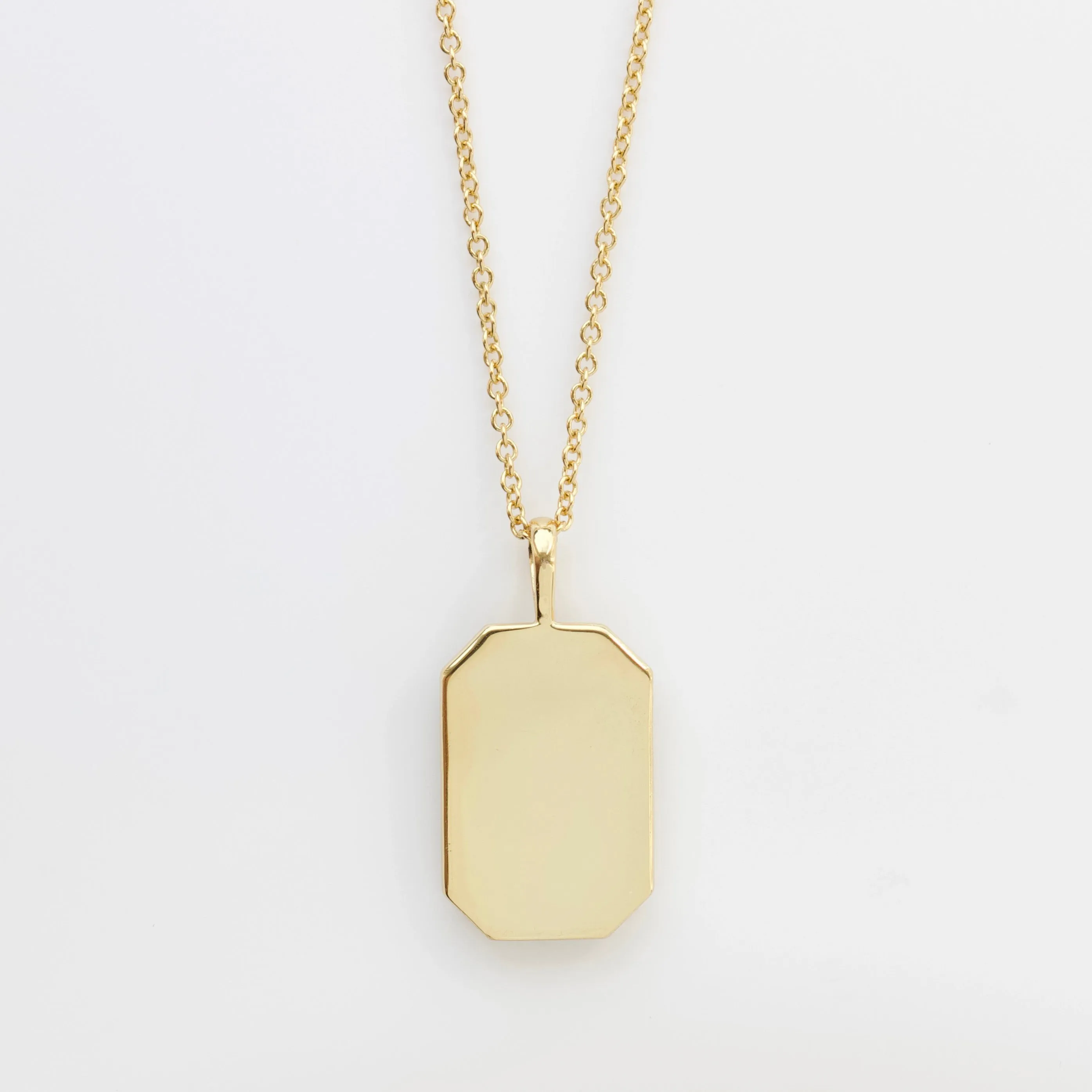 Celestial Mother Of Pearl Tarot Engravable Necklace