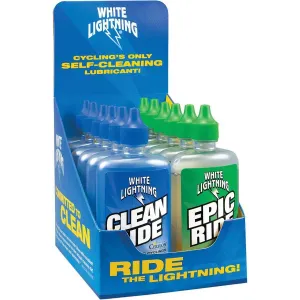 Clean Ride and Epic Ride Bike Chain Lube - 4 fl oz, Drip, Box of 12