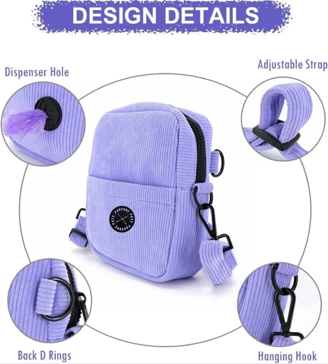 CROSSBODY TREAT BAG - NAVY BLUE