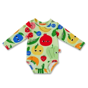Halcyon Nights Long Sleeve Bodysuit - Happy Harvest