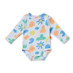 Halcyon Nights Long Sleeve Bodysuit - Jelly Jiggle