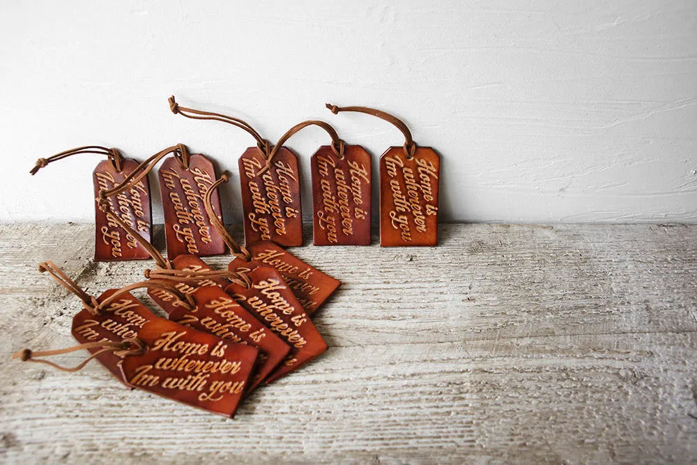 Home is Wherever Im With You Luggage Tag