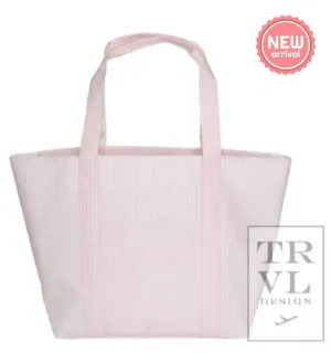 Jumbo Tote - Xtra Large Tote Pink Pimlico Stripe