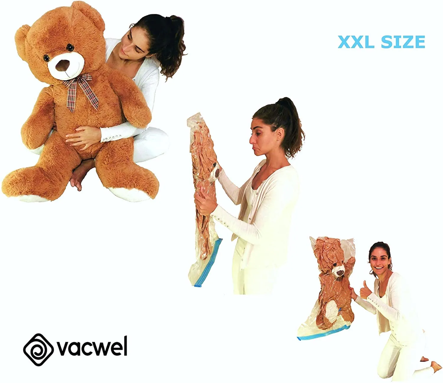 Jumbo XXLarge Vacuum Storage Bags 47 x 35 Space Saver Bag 4x XXLarge Bags