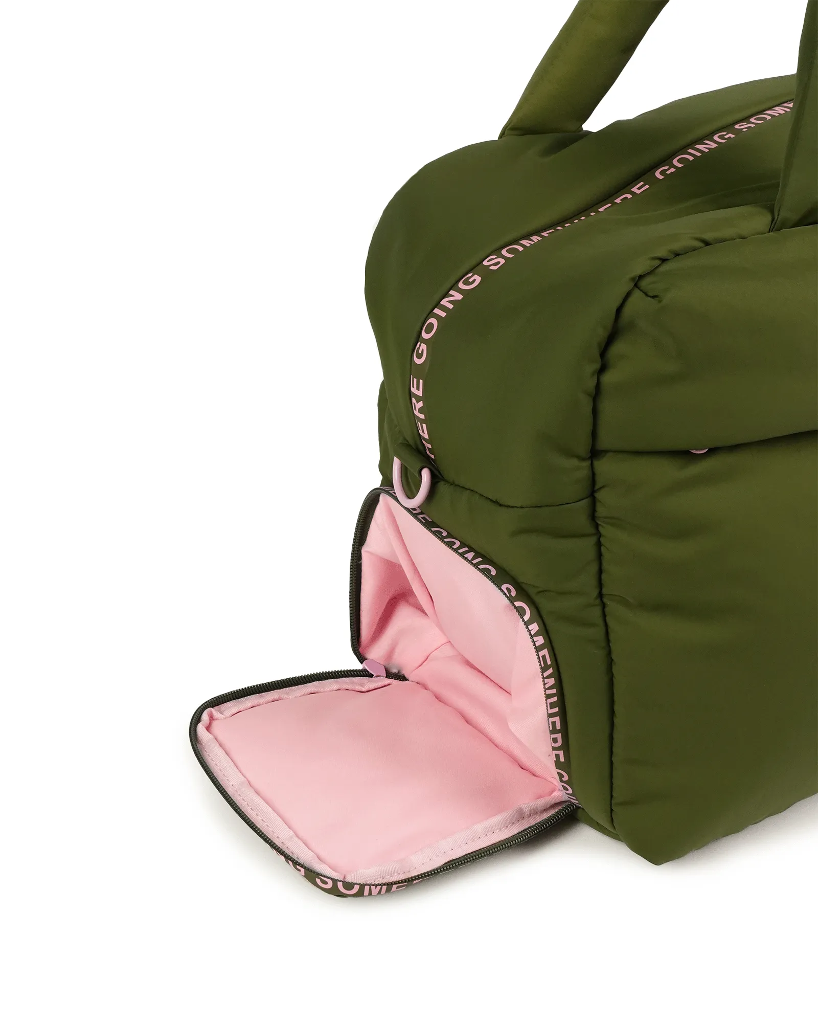 Khaki Marshmallow Duffle Bag