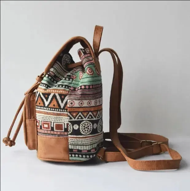 Ladies Printed Backpack bag