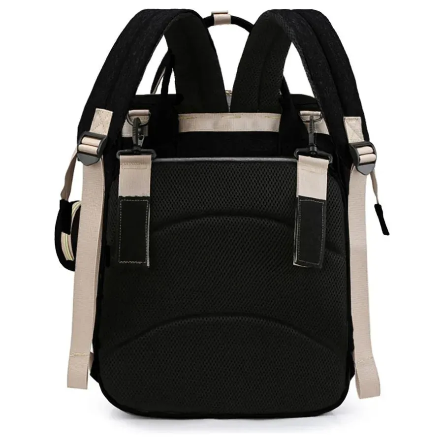 Little Story Diaper Bag with Pacifier Pouch (Black)