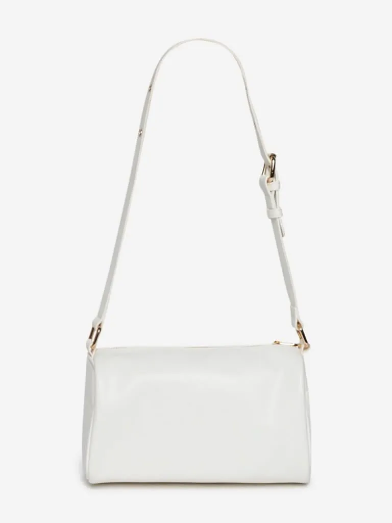 LOV White Faux-Leather Holly Handbag