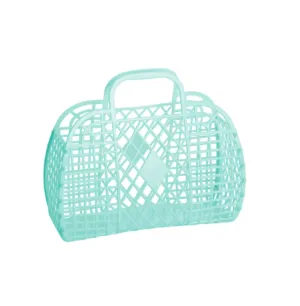 Mint Small Retro Basket