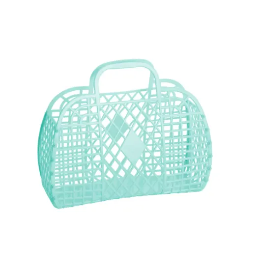 Mint Small Retro Basket