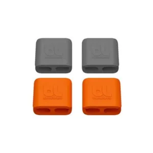 [OPEN BOX] BLUELOUNGE Cable Clip Medium - 2 Packs - Orange   and  Dark Grey