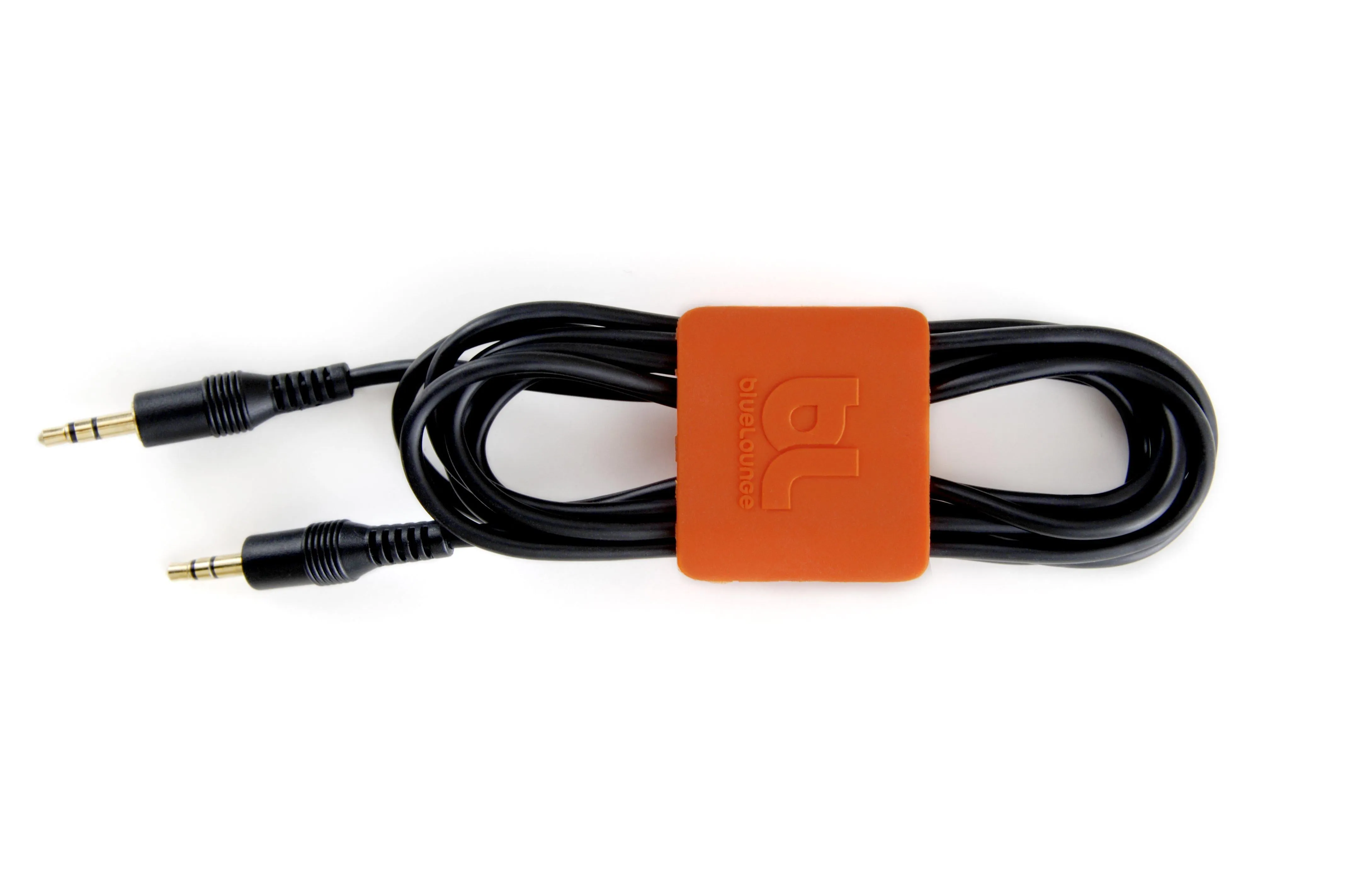 [OPEN BOX] BLUELOUNGE Cable Clip Medium - 2 Packs - Orange   and  Dark Grey