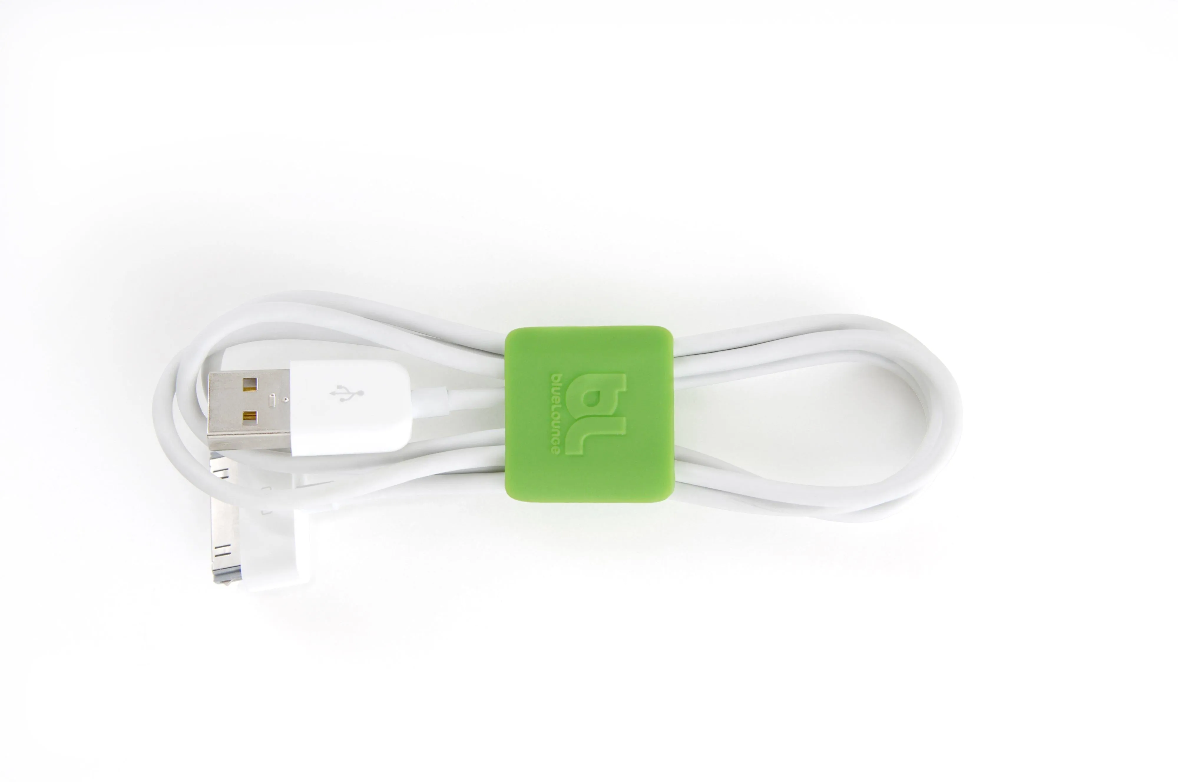 [OPEN BOX] BLUELOUNGE Cable Clip Small - 2 Packs - Green  and  Dark Grey