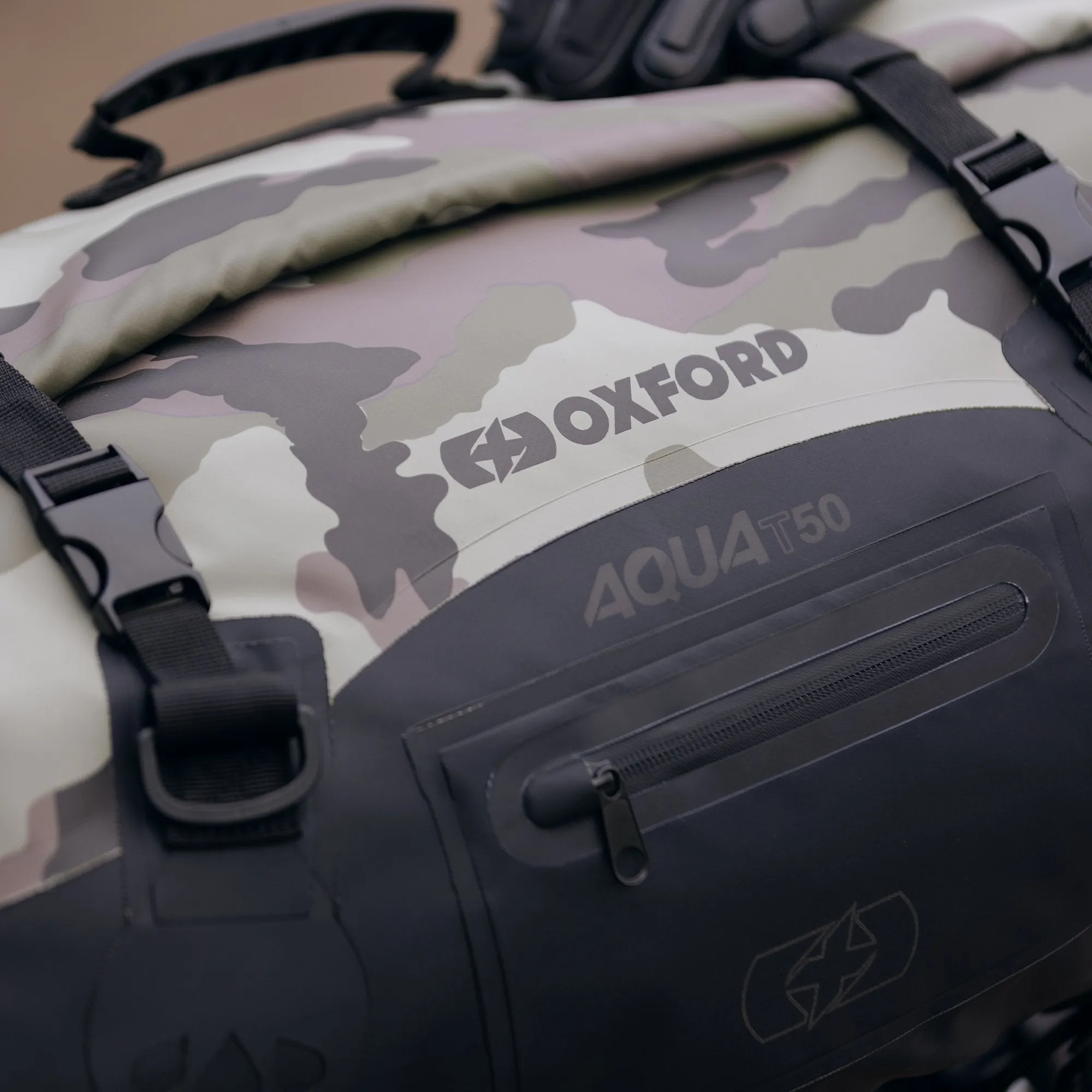 Oxford Aqua T-50 Waterproof 50 Litre Motorcycle Roll Bag