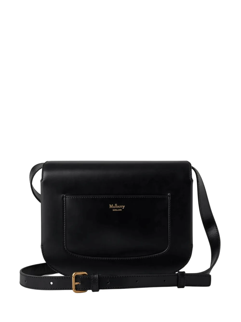 Pimlico Satchel Super Lux Calf (Black & Brass)
