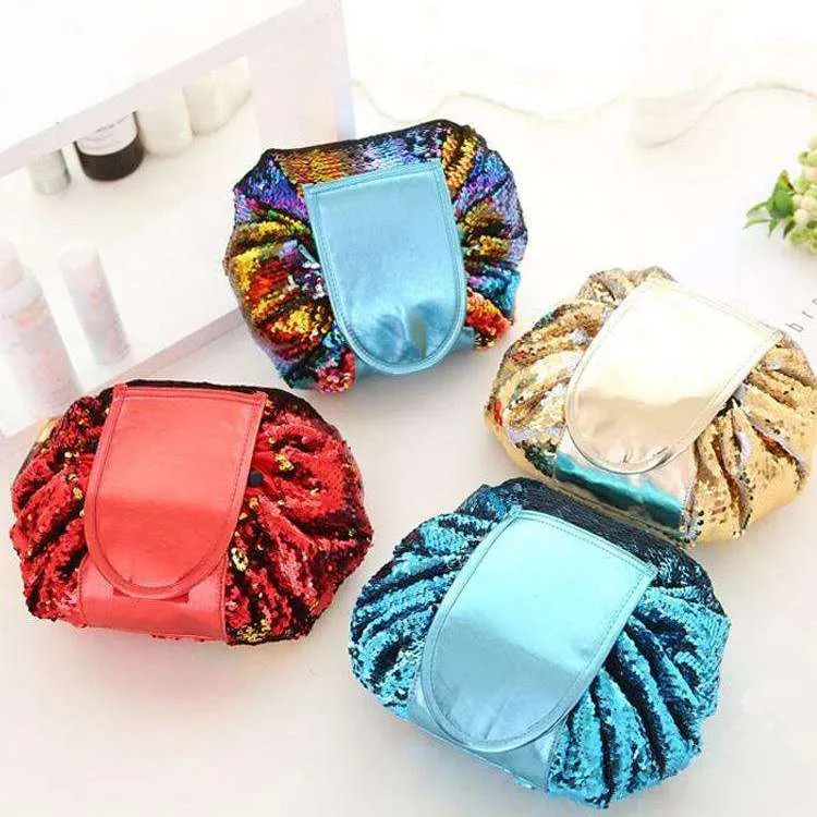 Pisa Effortless Drawstring Cosmetic Bag