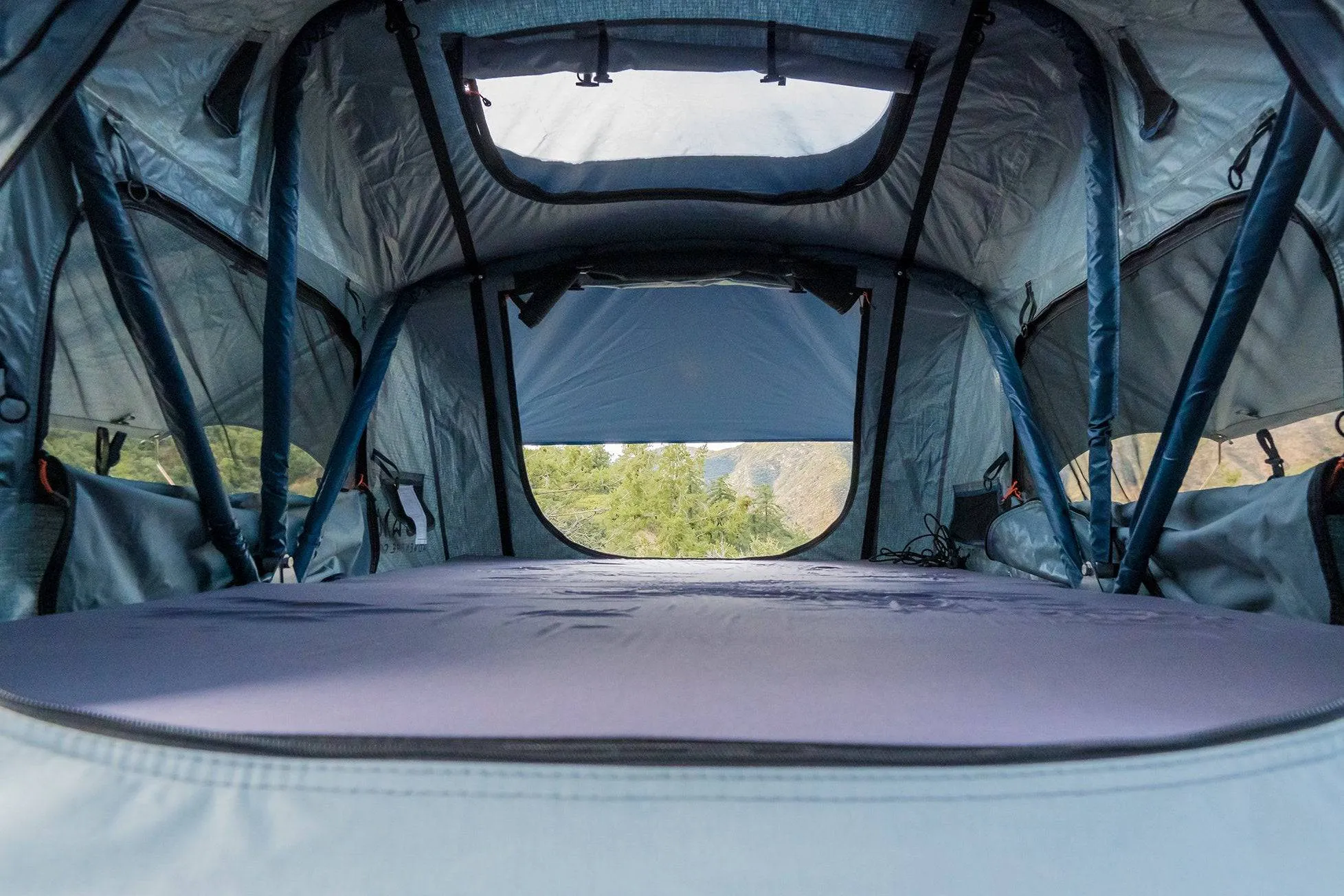 ROAM Adventure Co. Vagabond Lite Rooftop Tent - Slate Grey/Navy Blue