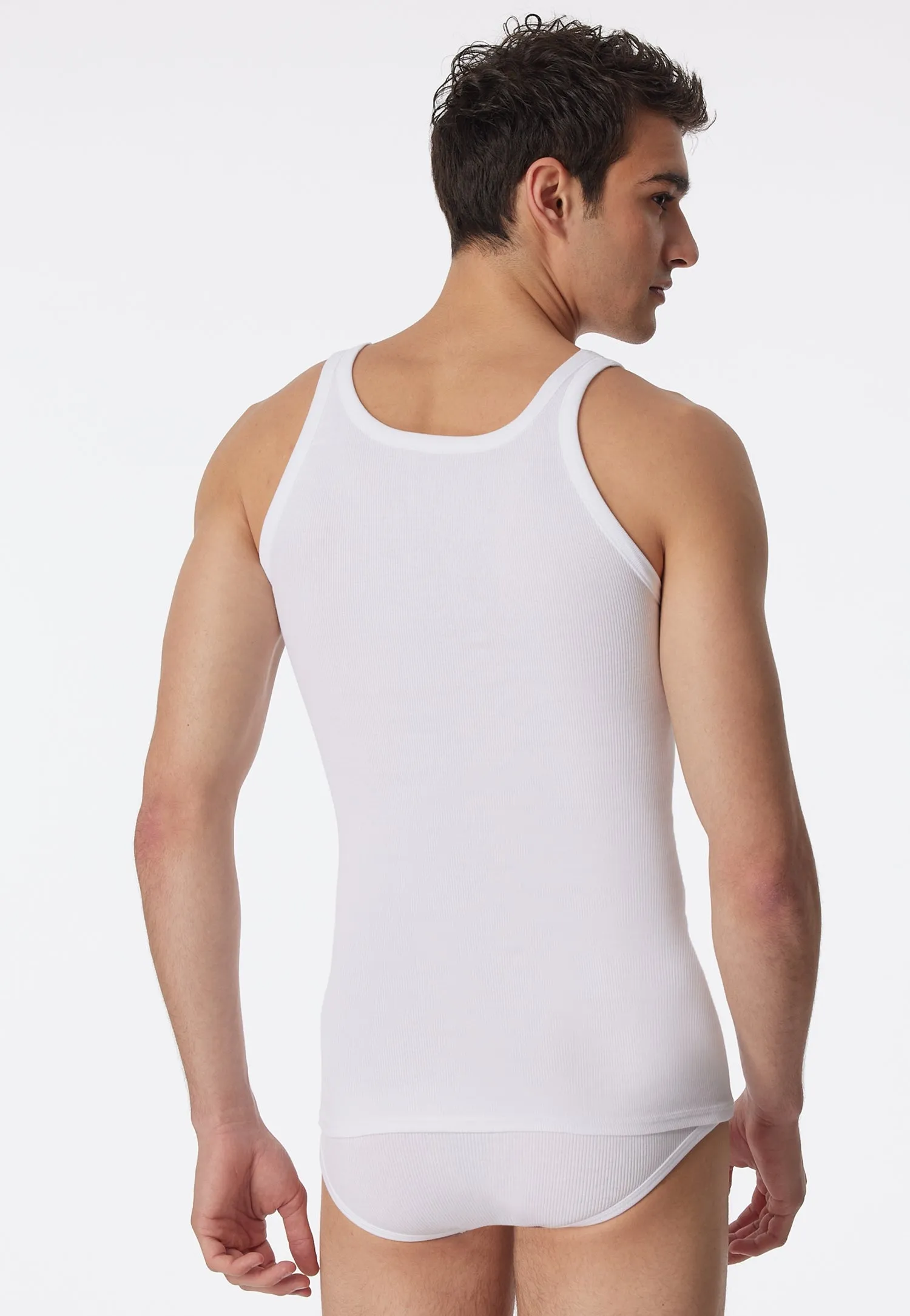 Schiesser - Cotton Essentials Double Rib  - Shirt 0/0 - 2 Pack