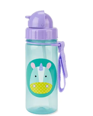 Skip Hop Drink Bottle with Straw - Unicorn
