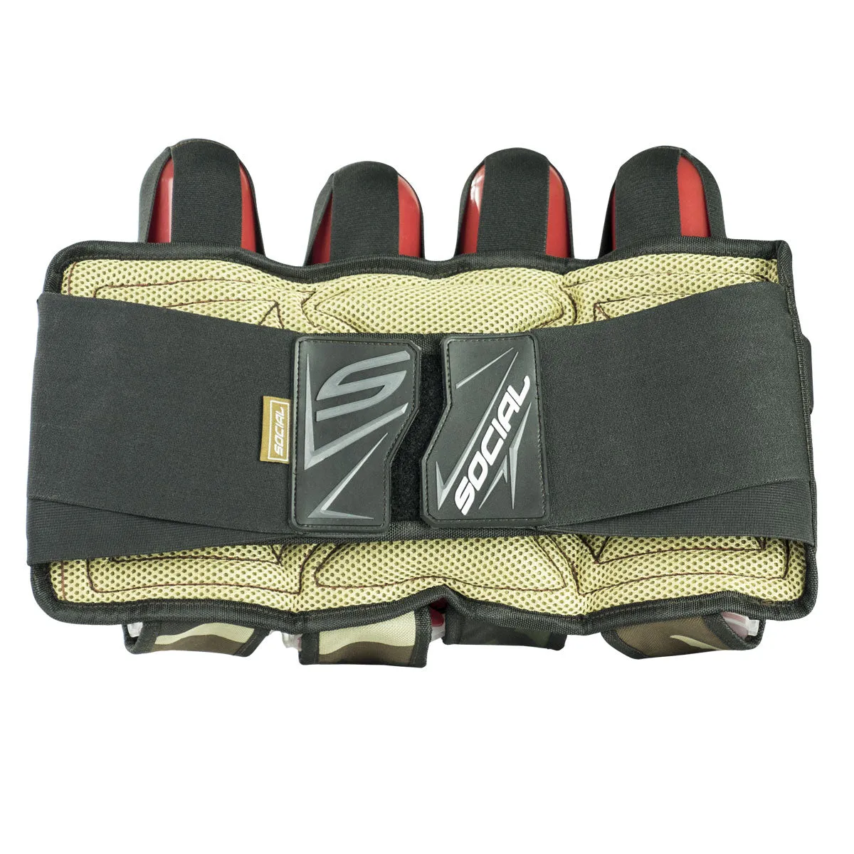 Social Paintball Grit Pack Harness - Woodland Camo