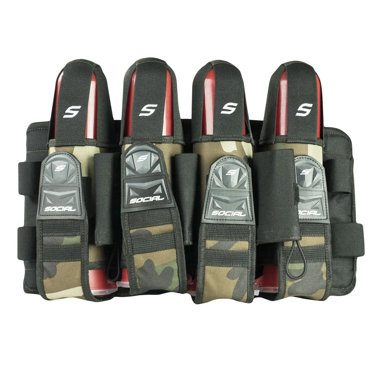Social Paintball Grit Pack Harness - Woodland Camo