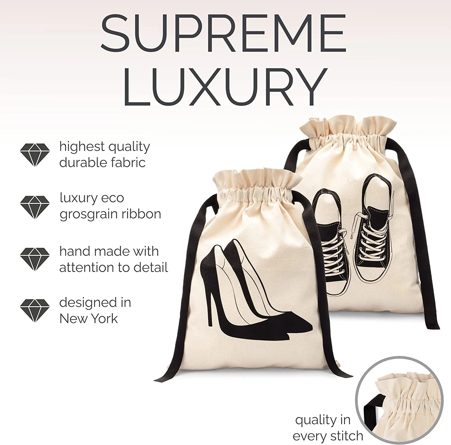 Suitcase Organizer Bags Set 2 Pack