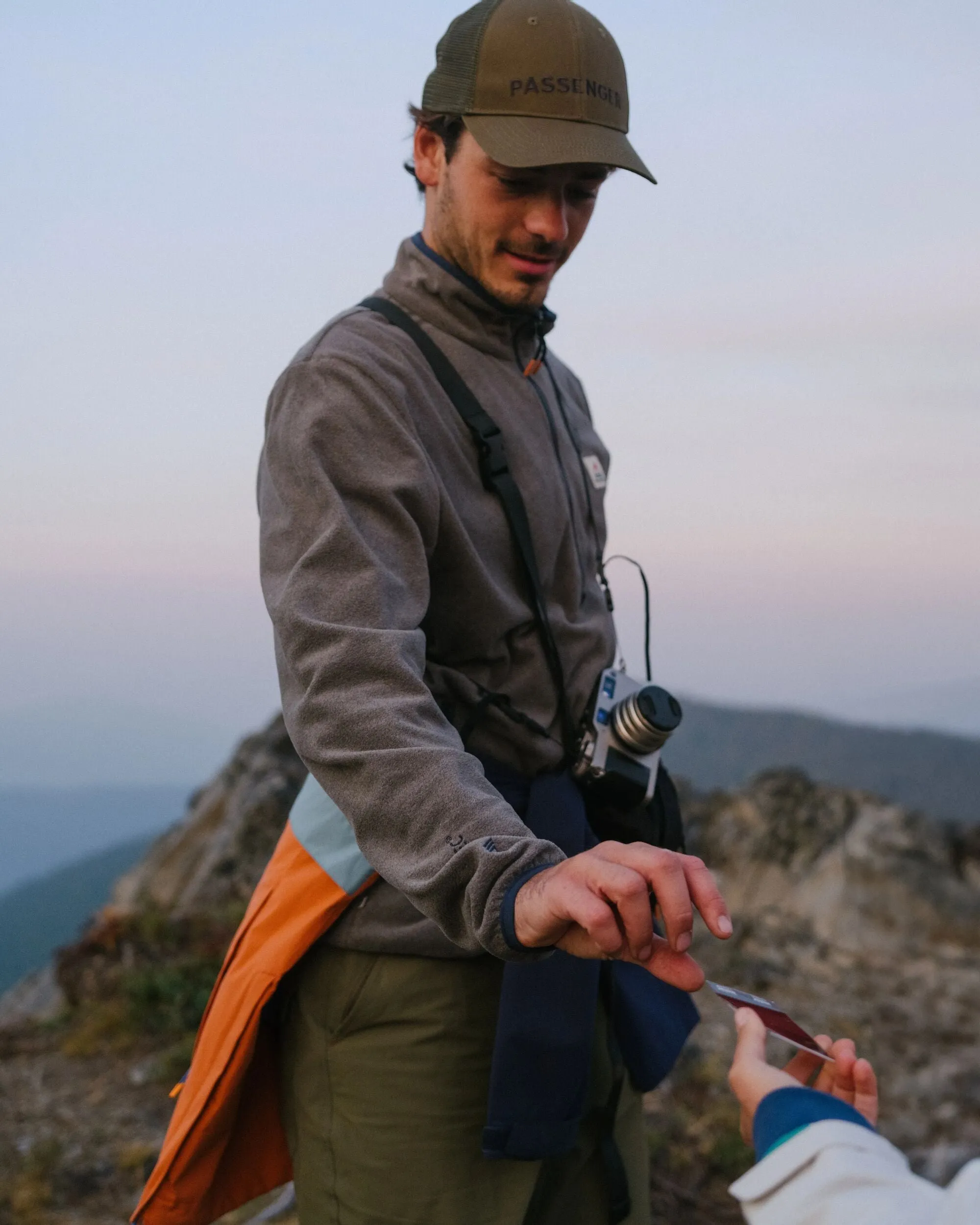 Switchback Micro Polartec Fleece - Grey Marl 2