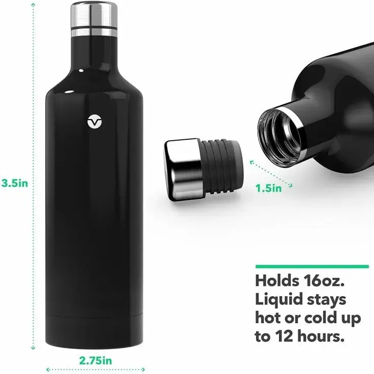 Vremi Hot-Cold Double Walled Insulated Water Bottles