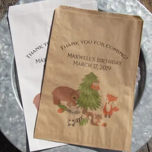 Wildlife Birthday Favor Bags