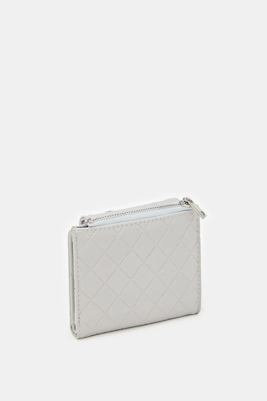 Women Grey Solid Wallet